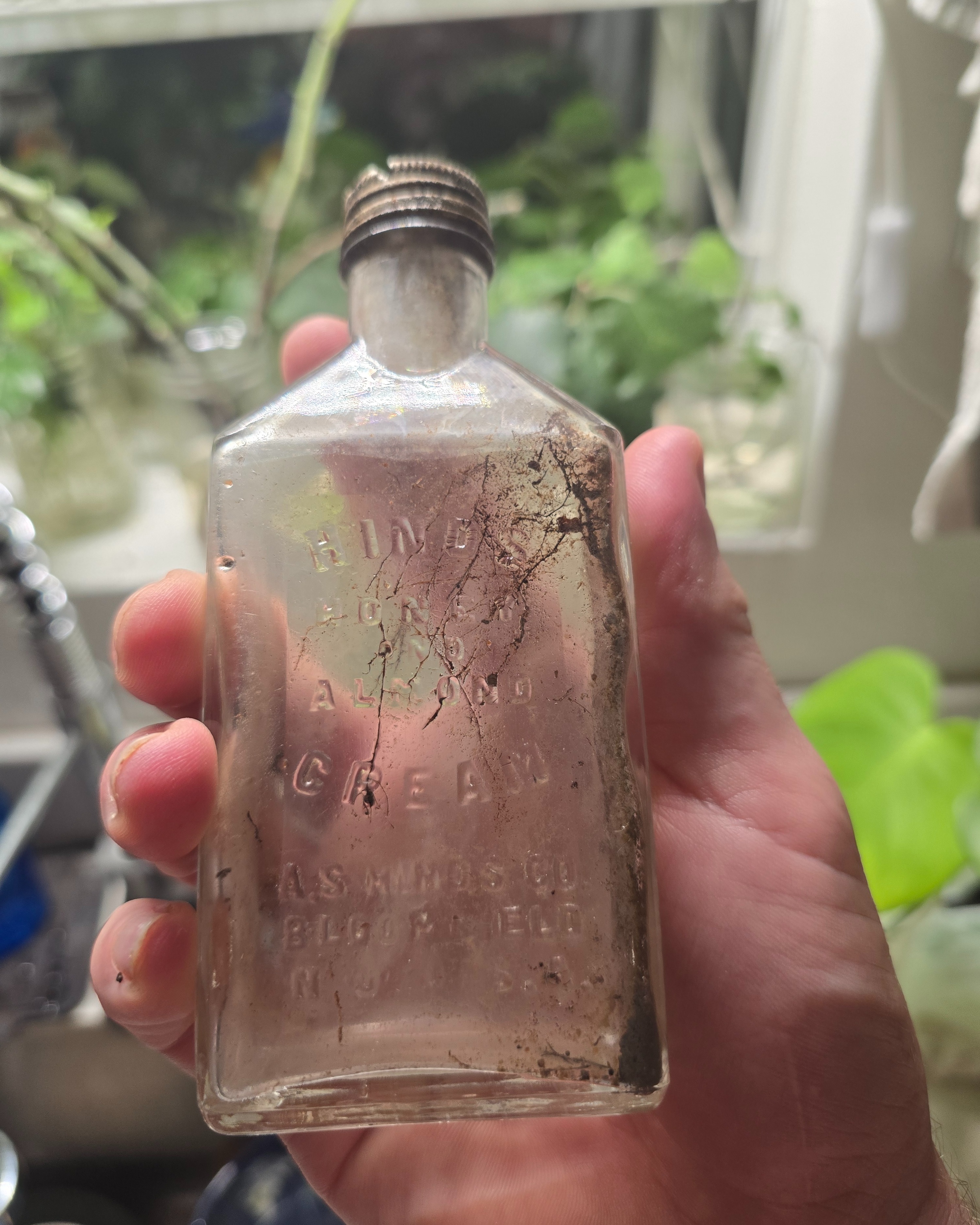 Rocky fill covering the old garden structures