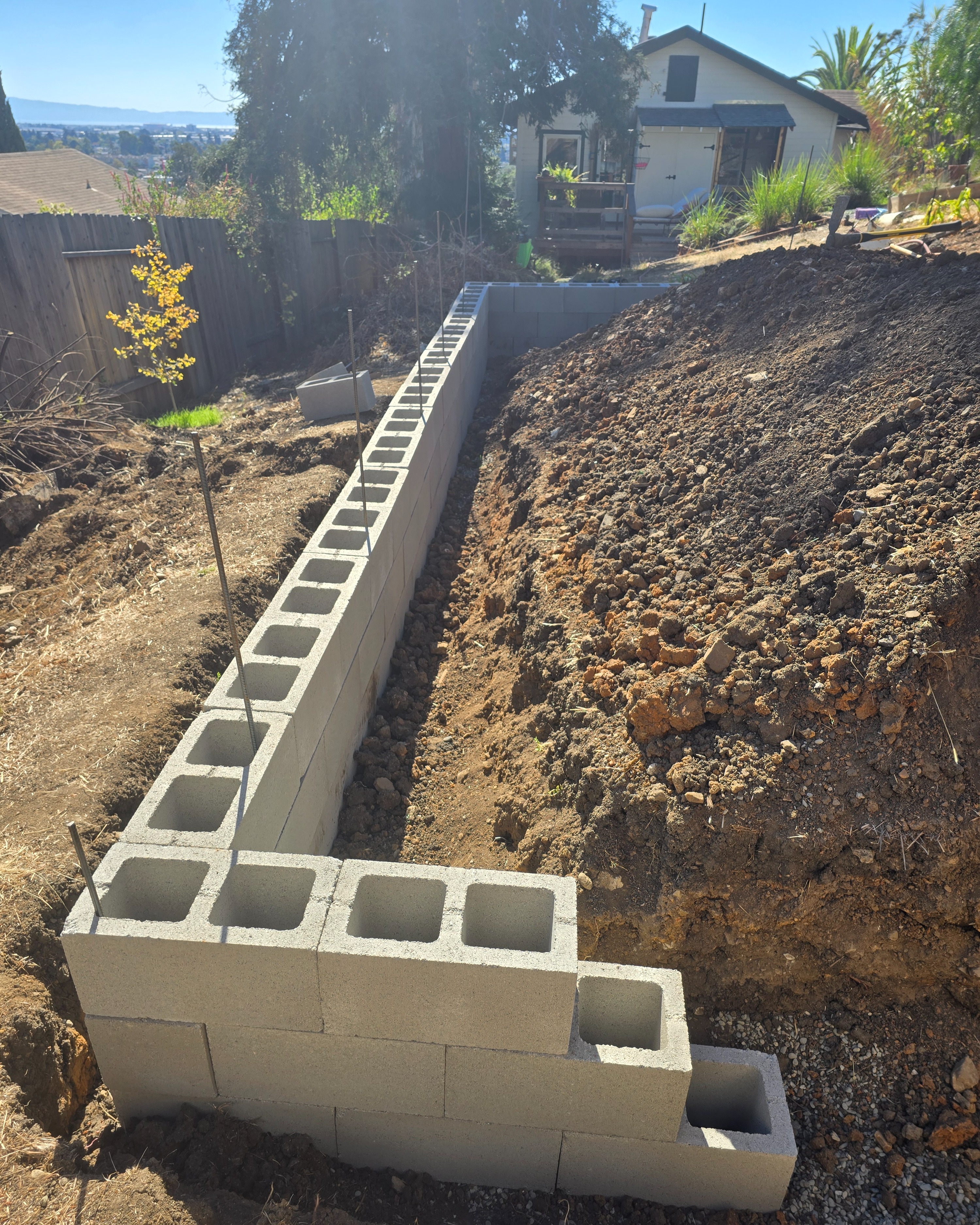 Progress on the greenhouse site