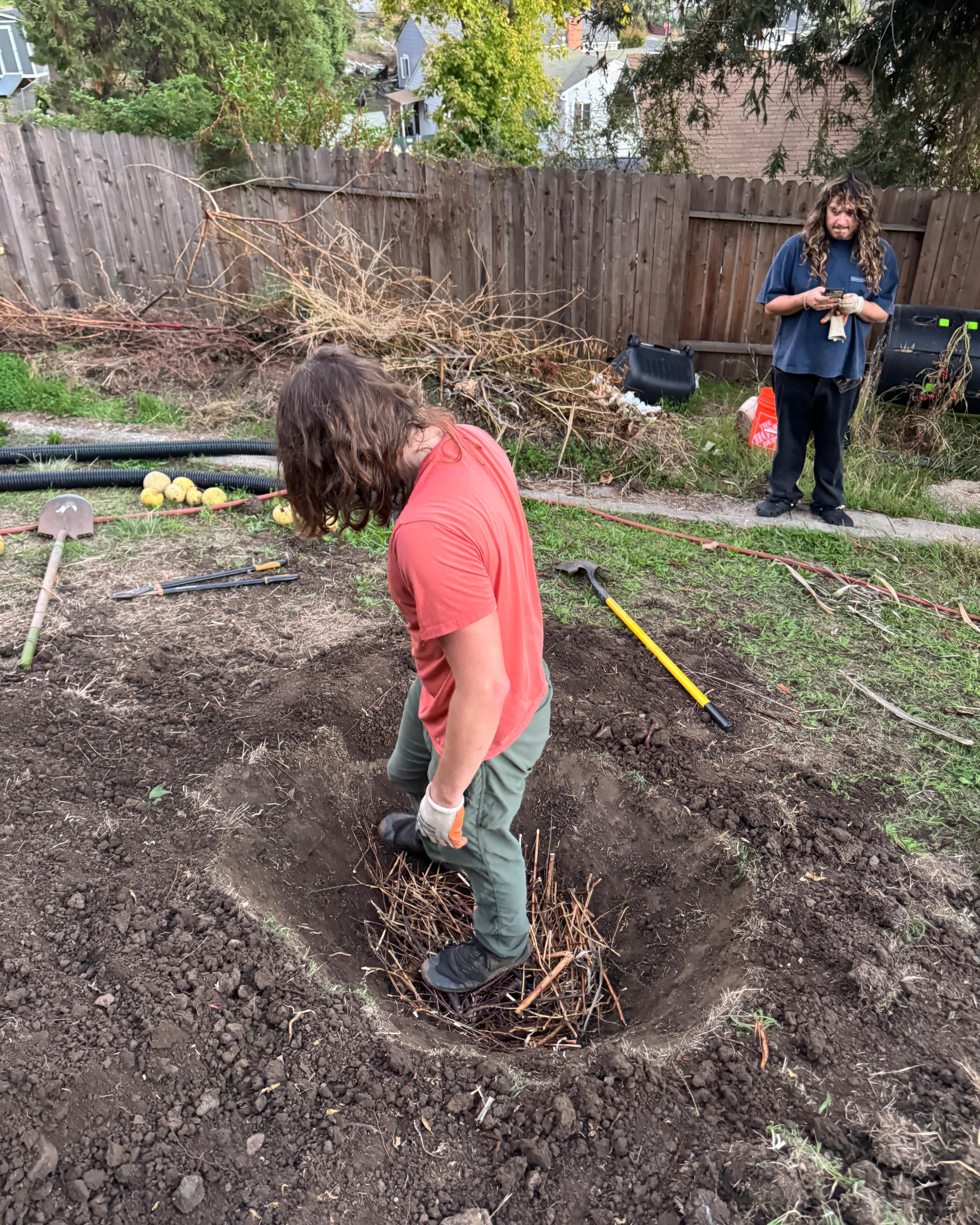 Halloween pyrolysis burn pit