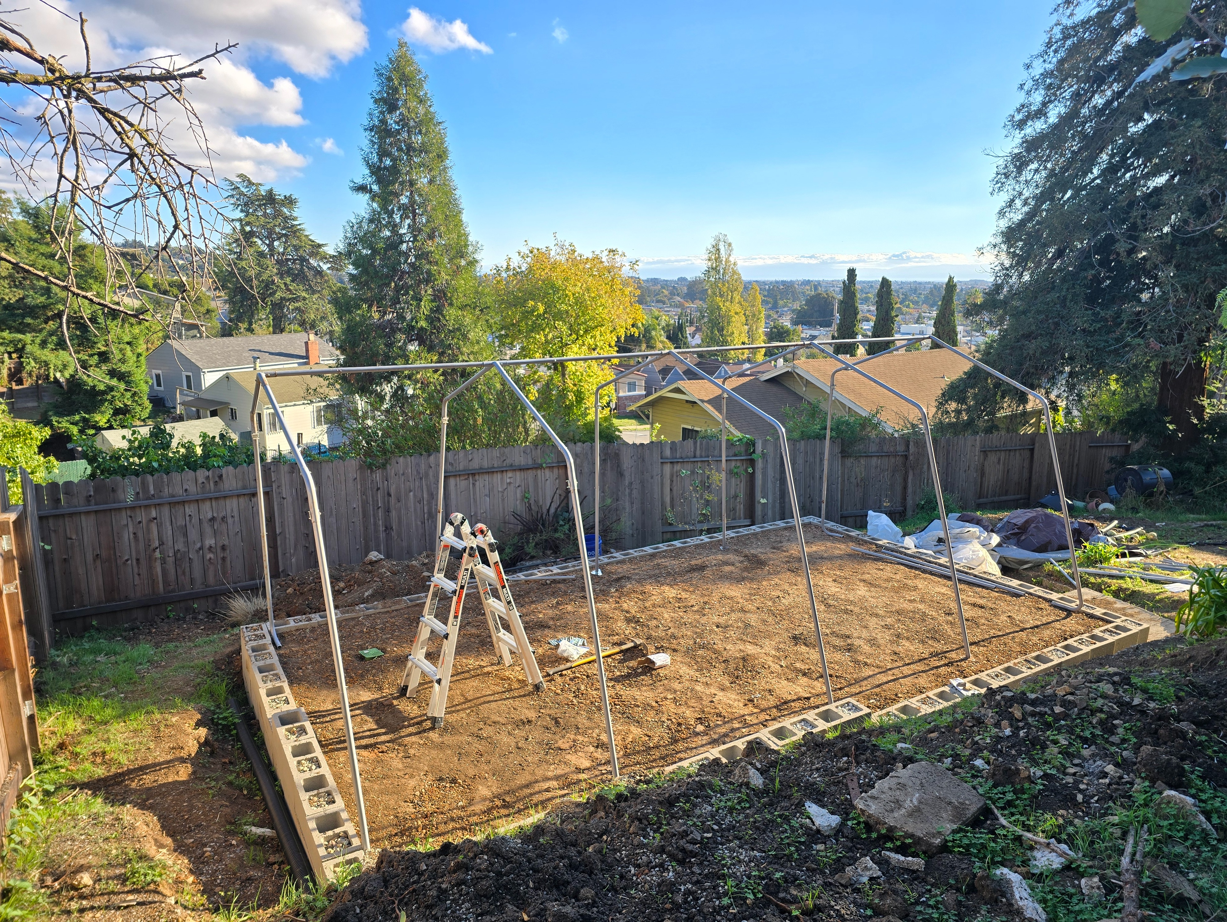 Greenhouse frame structure
