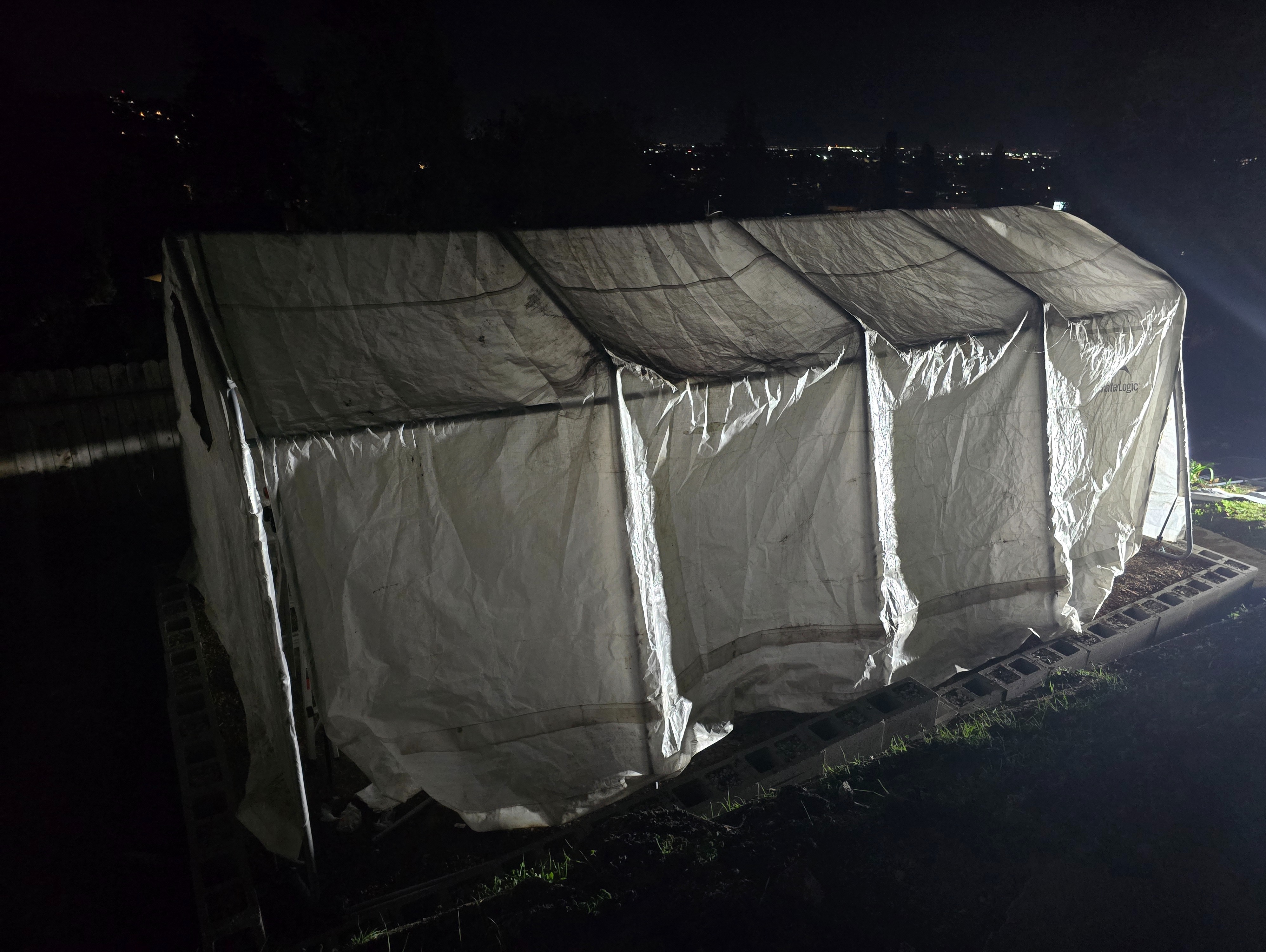 Greenhouse assembly progress