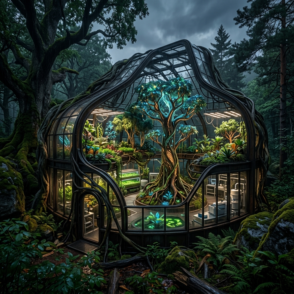 Integration of permaculture with synthetic biology